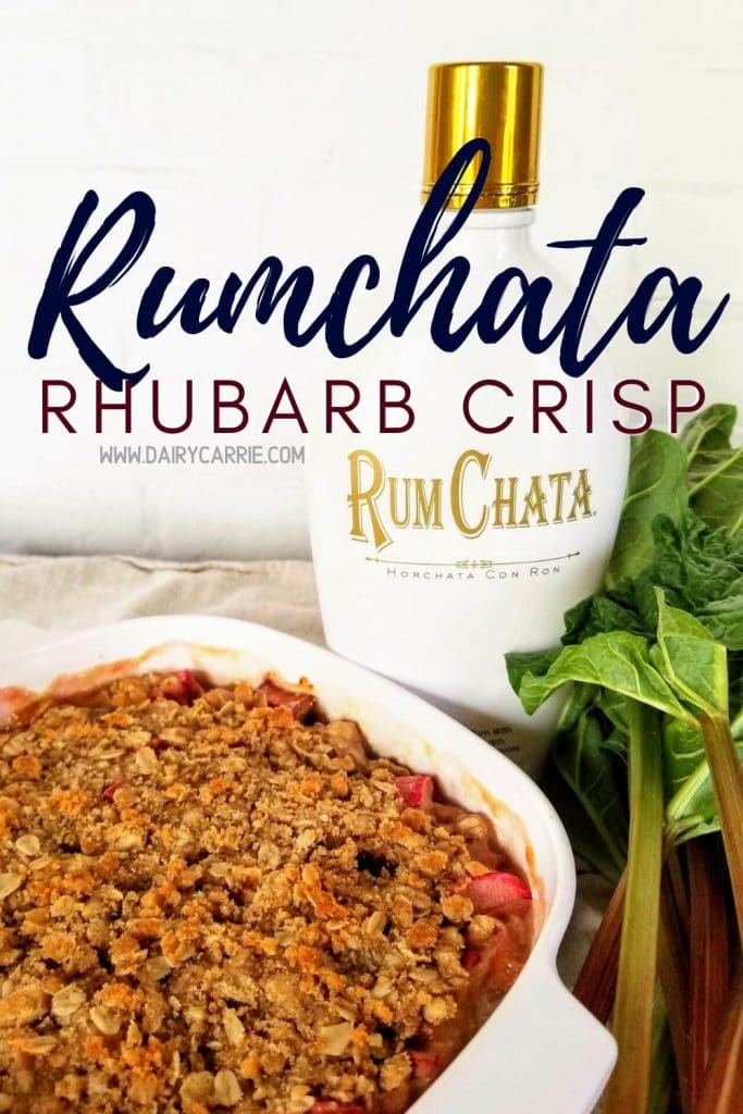 Rumchata Rhubarb Crisp