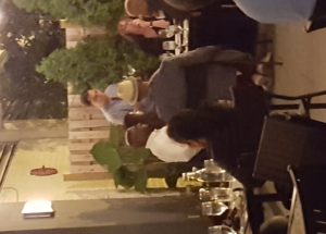 We kept ourselves pretty busy in DC so I didn't have time to see the sites, but I did snap this out of focus picture of Taye Diggs eating at the restaurant in our hotel. 